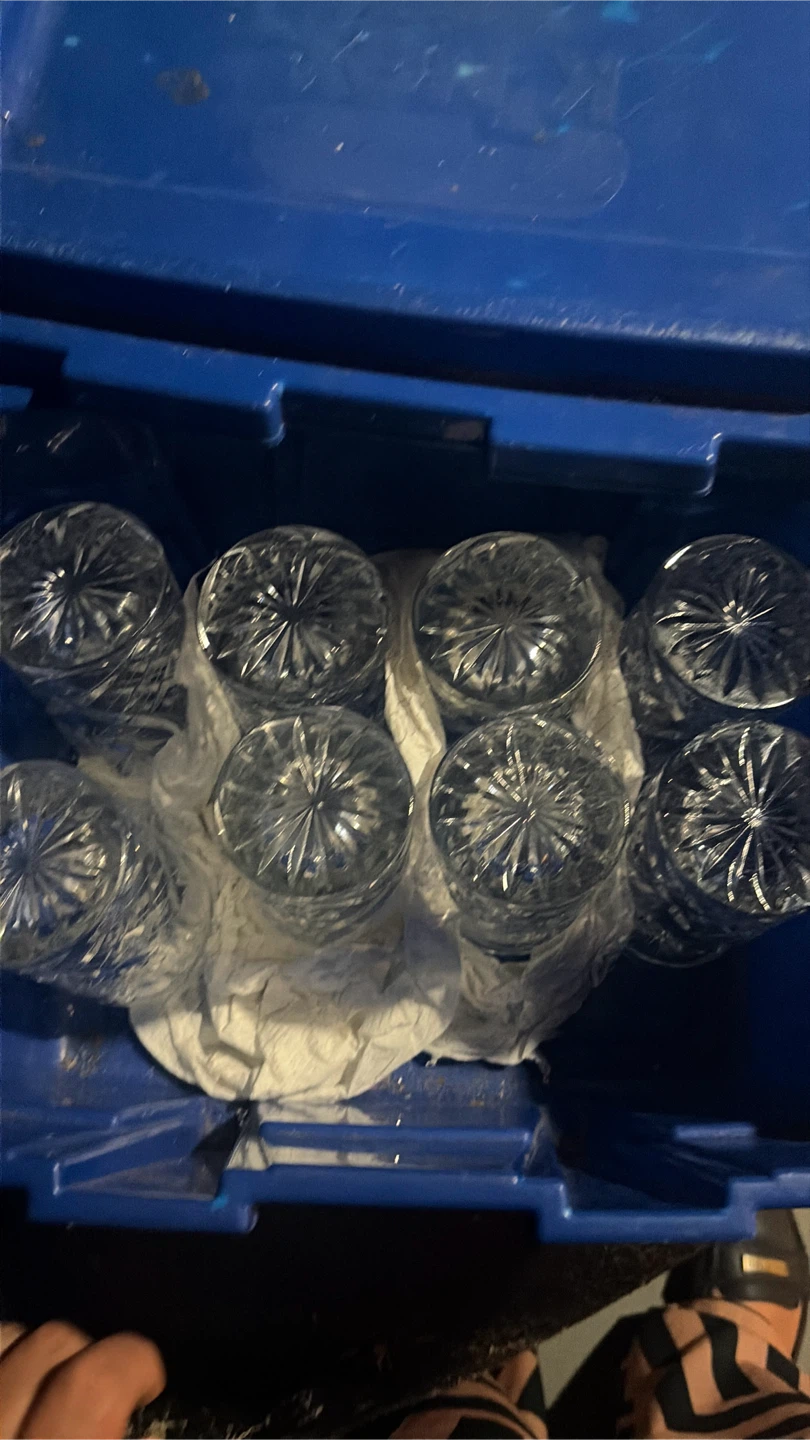 Set of 8 Crystal Cut Drinking Glasses - photo 3
