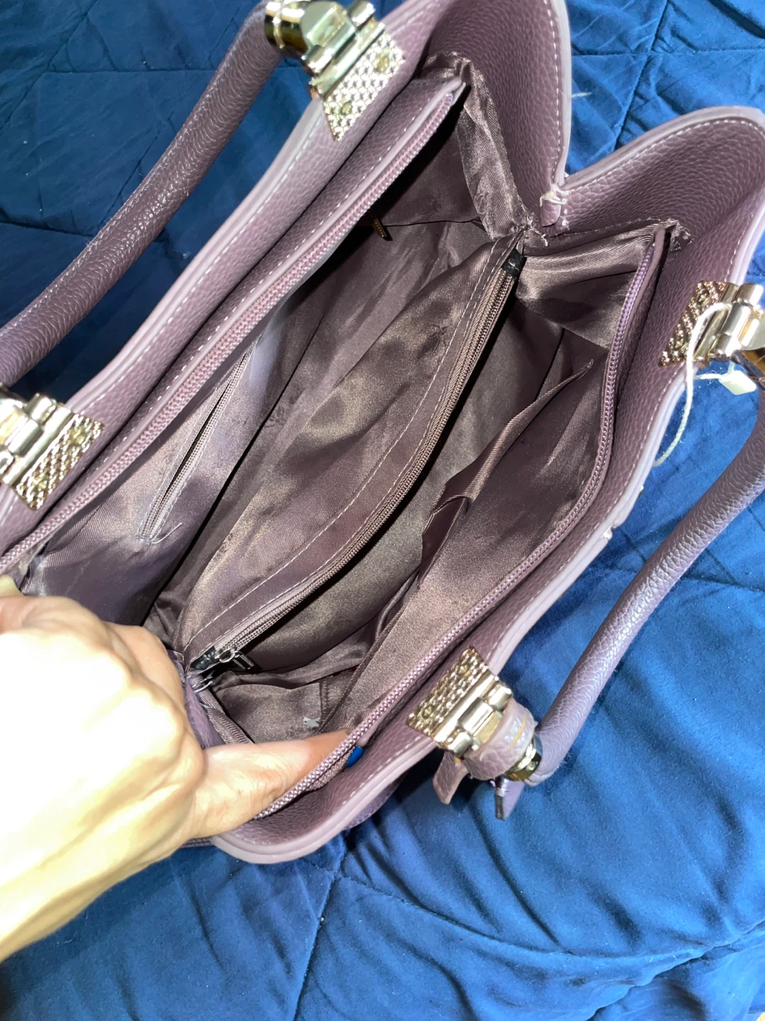 Jimmy Choo Style Mauve Handbag - photo 2