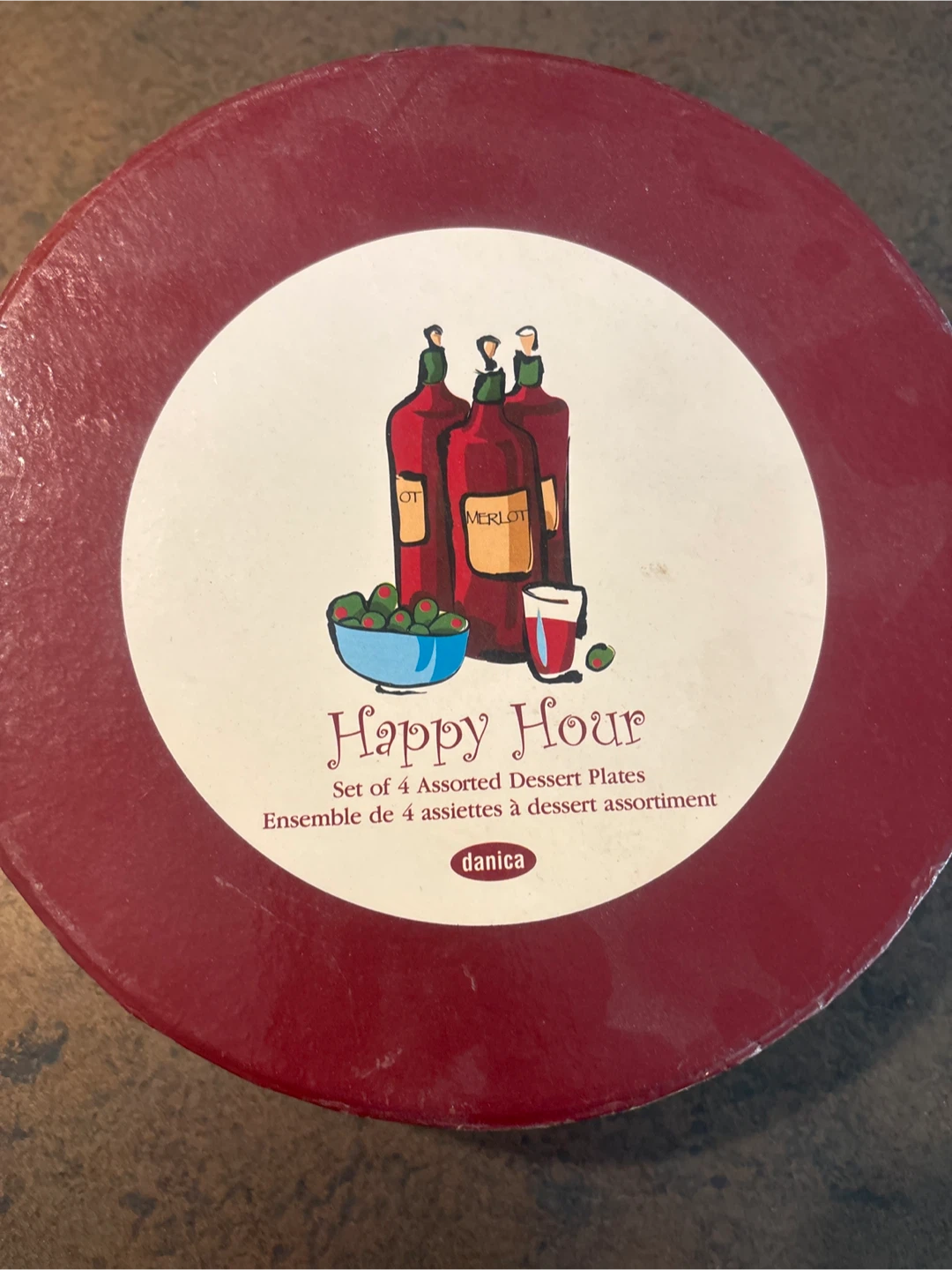 Danica Happy Hour Dessert Plates - Set of 4