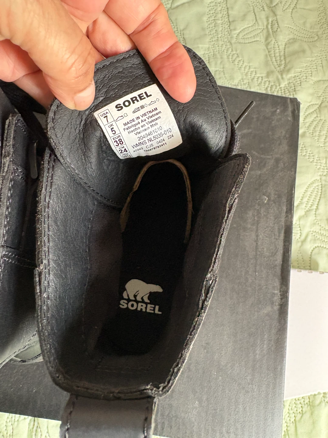 Brand new Sorel Women's Black Leathe 🥾 - photo 5