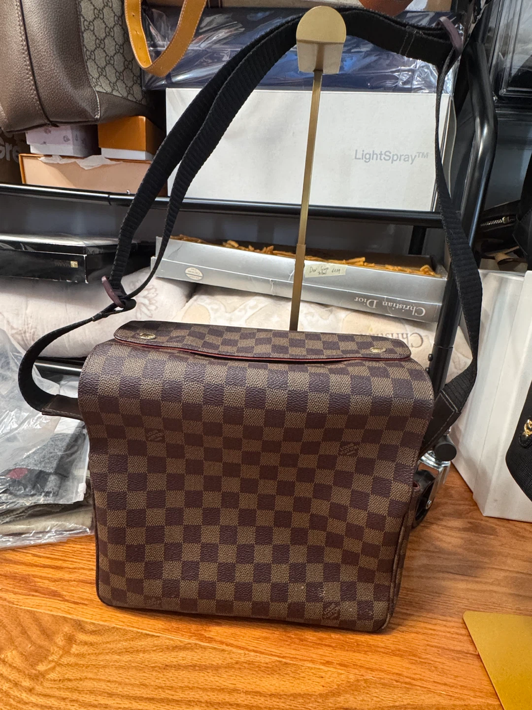 Louis Vuitton Damier Ebene Messenger Bag