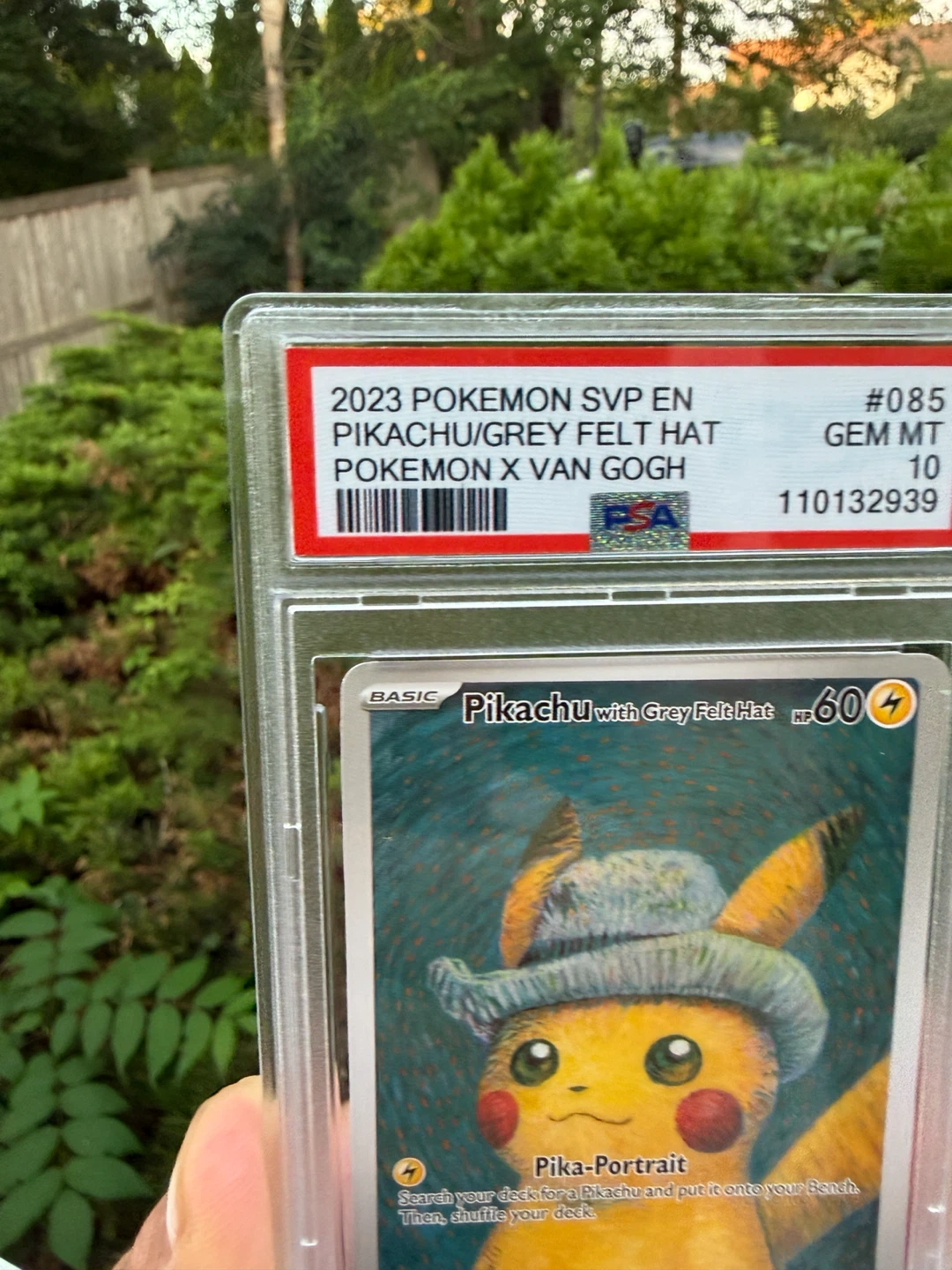 PSA 10 Pikachu with Grey Felt Hat Promo Card - photo 3
