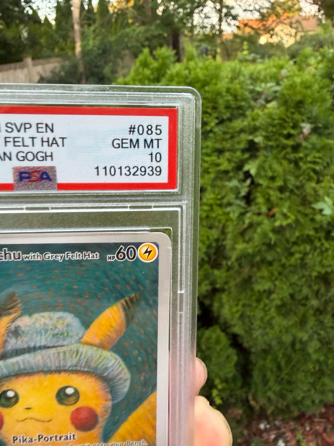 PSA 10 Pikachu with Grey Felt Hat Promo Card - photo 4