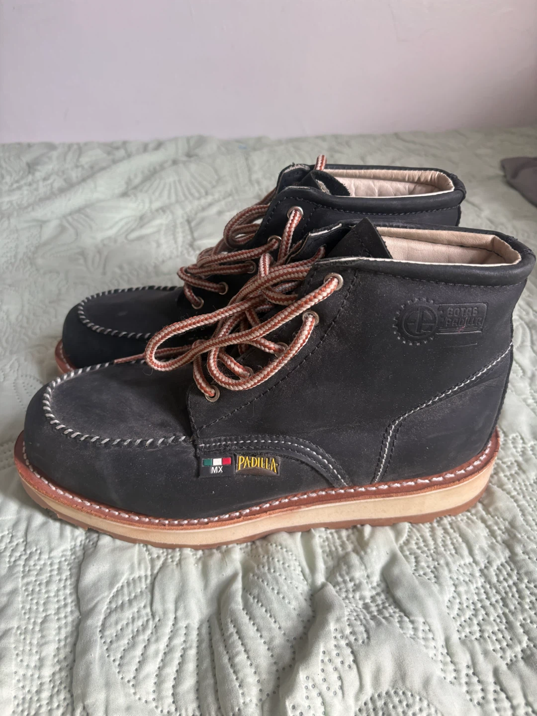Men  Work Boots - Black Size 10 - photo 2
