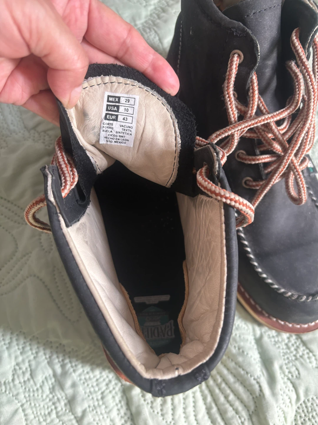 Men  Work Boots - Black Size 10 - photo 4