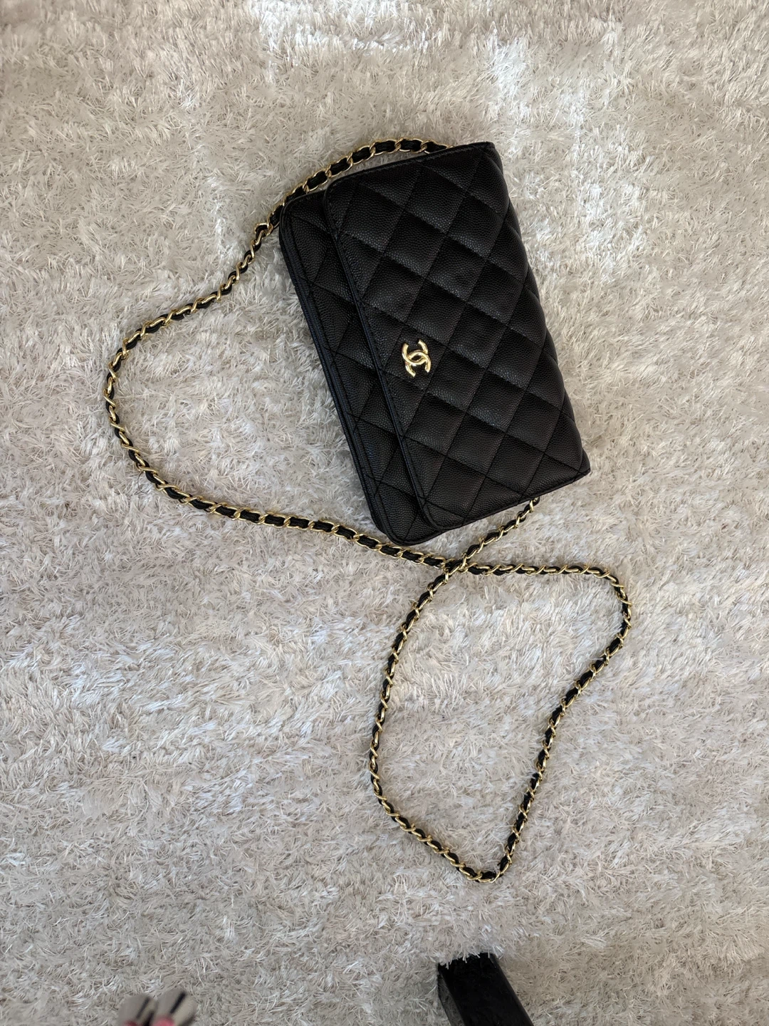 Chanel Quilted Chain Wallet - photo 2