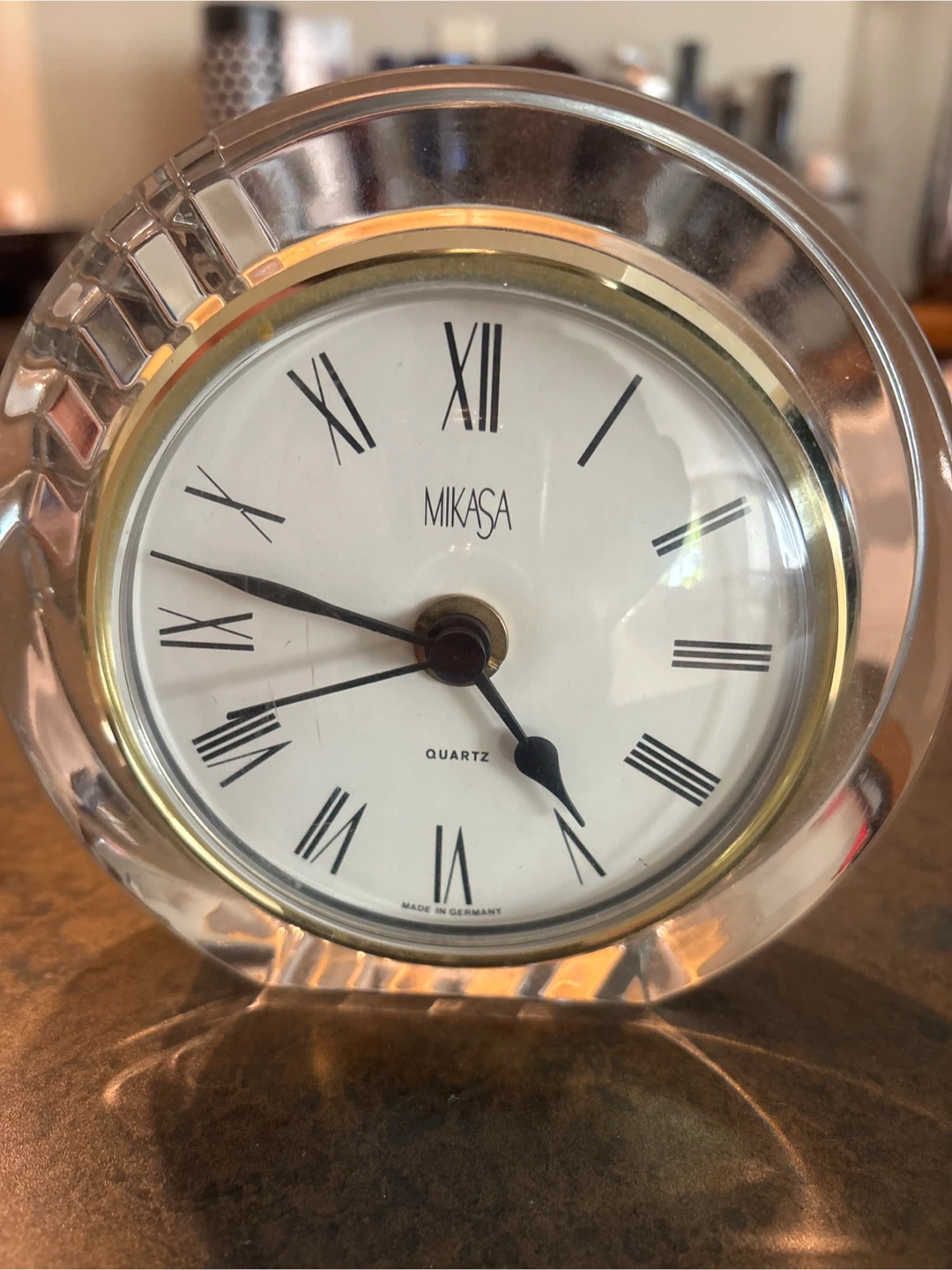 Mikasa Quartz Table Clock