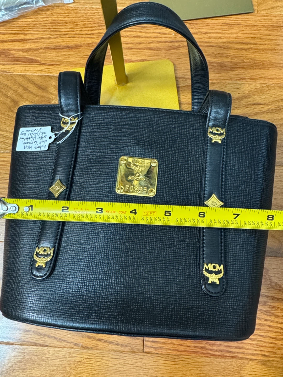 Vintage MCM Black Leather Tote Bag - photo 5