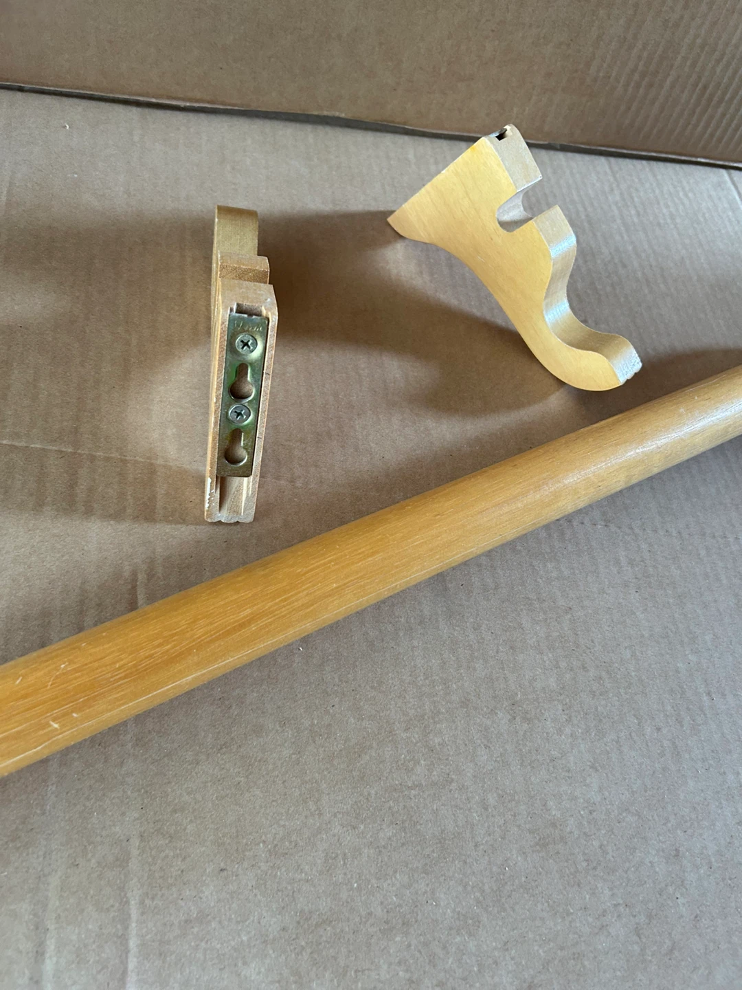 Wooden Curtain Rod with Brackets - photo 3