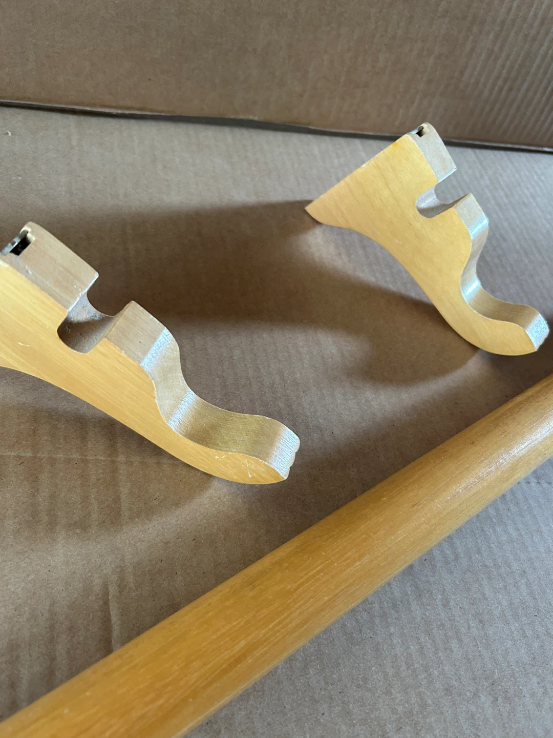 Wooden Curtain Rod with Brackets - photo 4