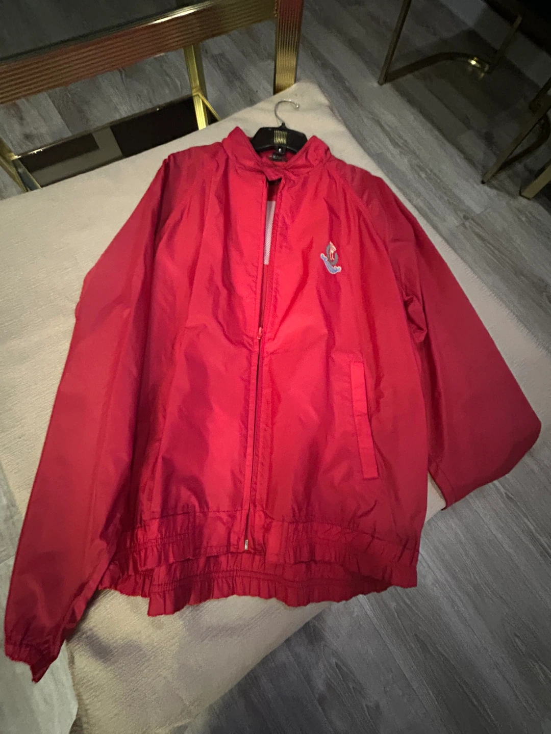 Chaps Ralph Lauren Red Windbreaker Jacket - photo 5