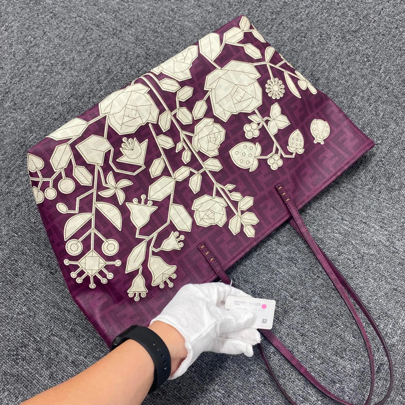 Fendi Floral Print Tote Bag - photo 2