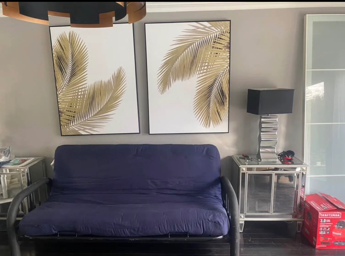 Futon , sofa, bed