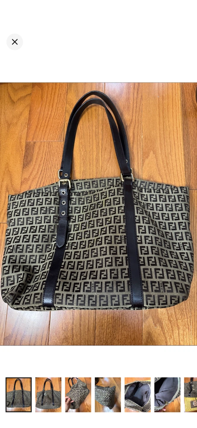 Fendi Zucca Tote Bag