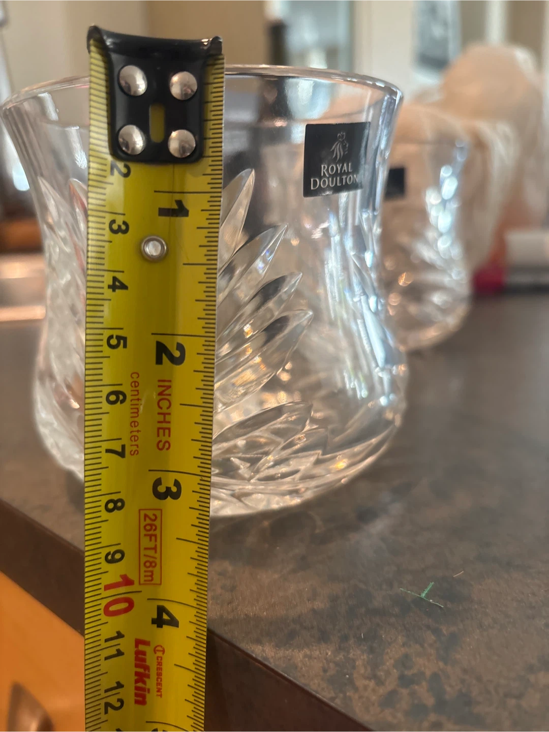 Two Royal Doulton Crystal Tumblers - photo 3