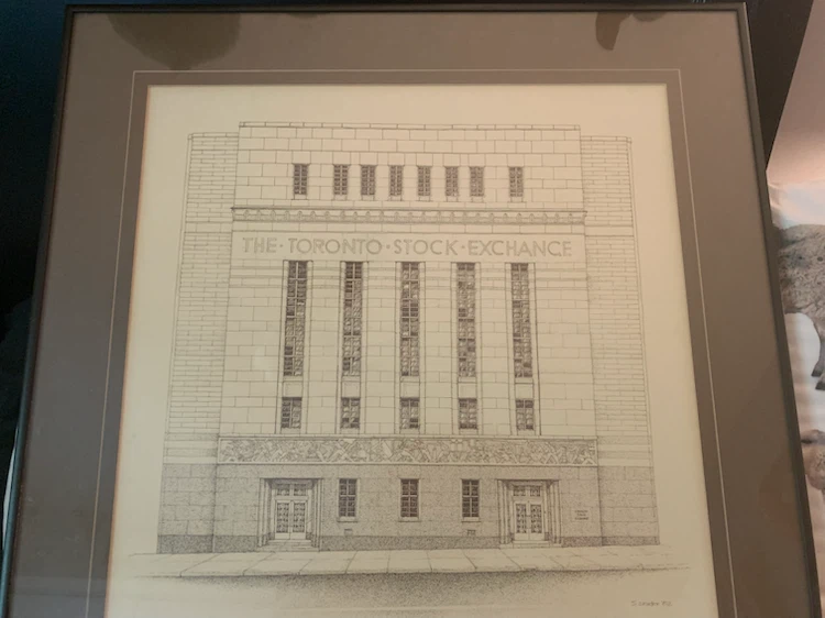 S. Snider Toronto Stock Exchange Limited Edition Print