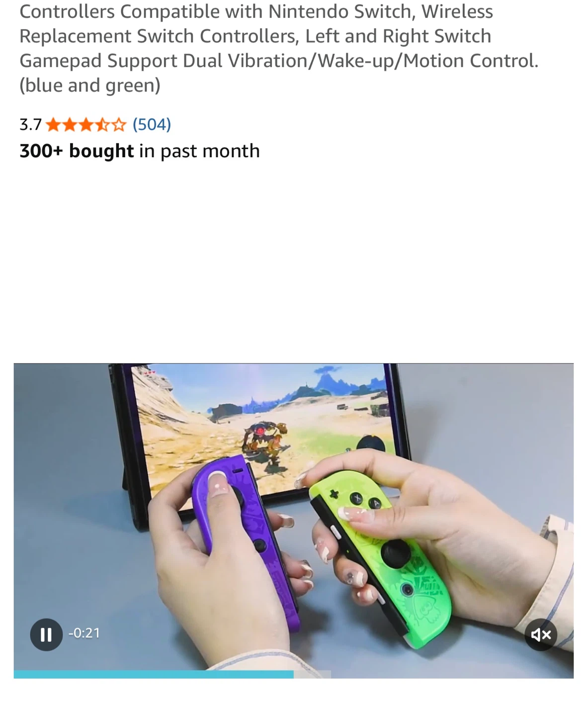 Wireless Replacement Controllers for Nintendo Switch - photo 4