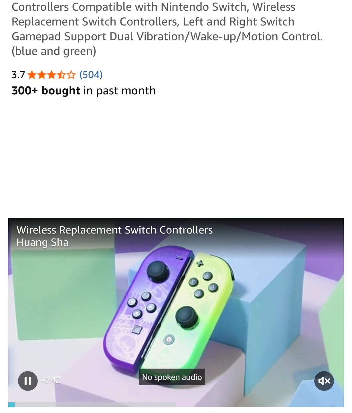 Wireless Replacement Controllers for Nintendo Switch - photo 5