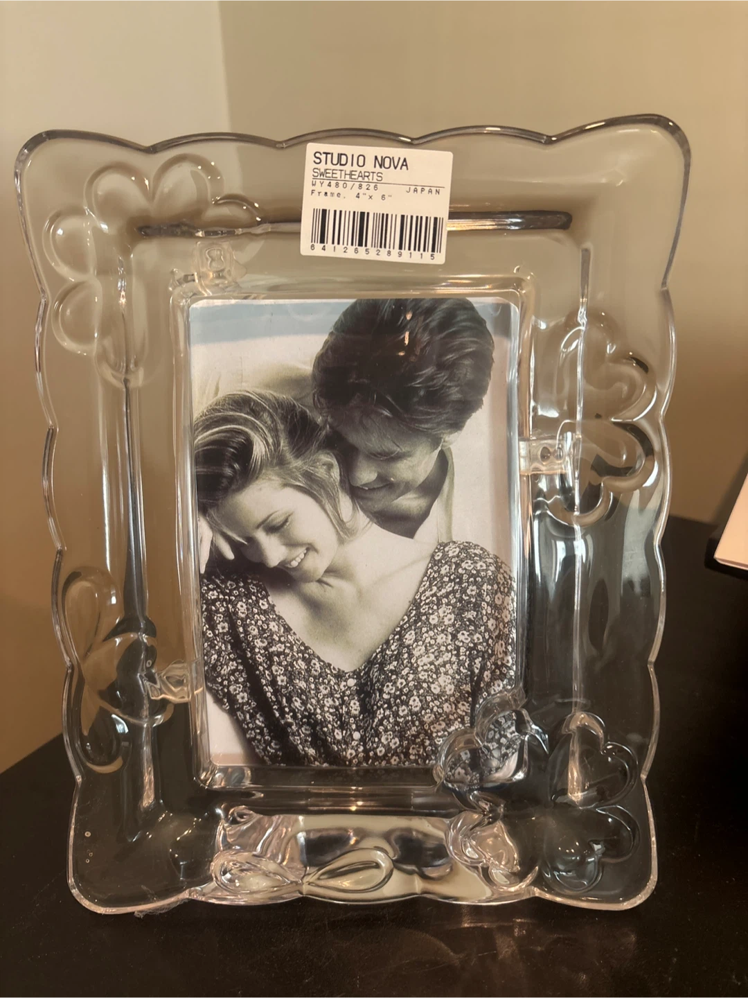 Studio Nova Sweethearts Glass Picture Frame 4"x6"