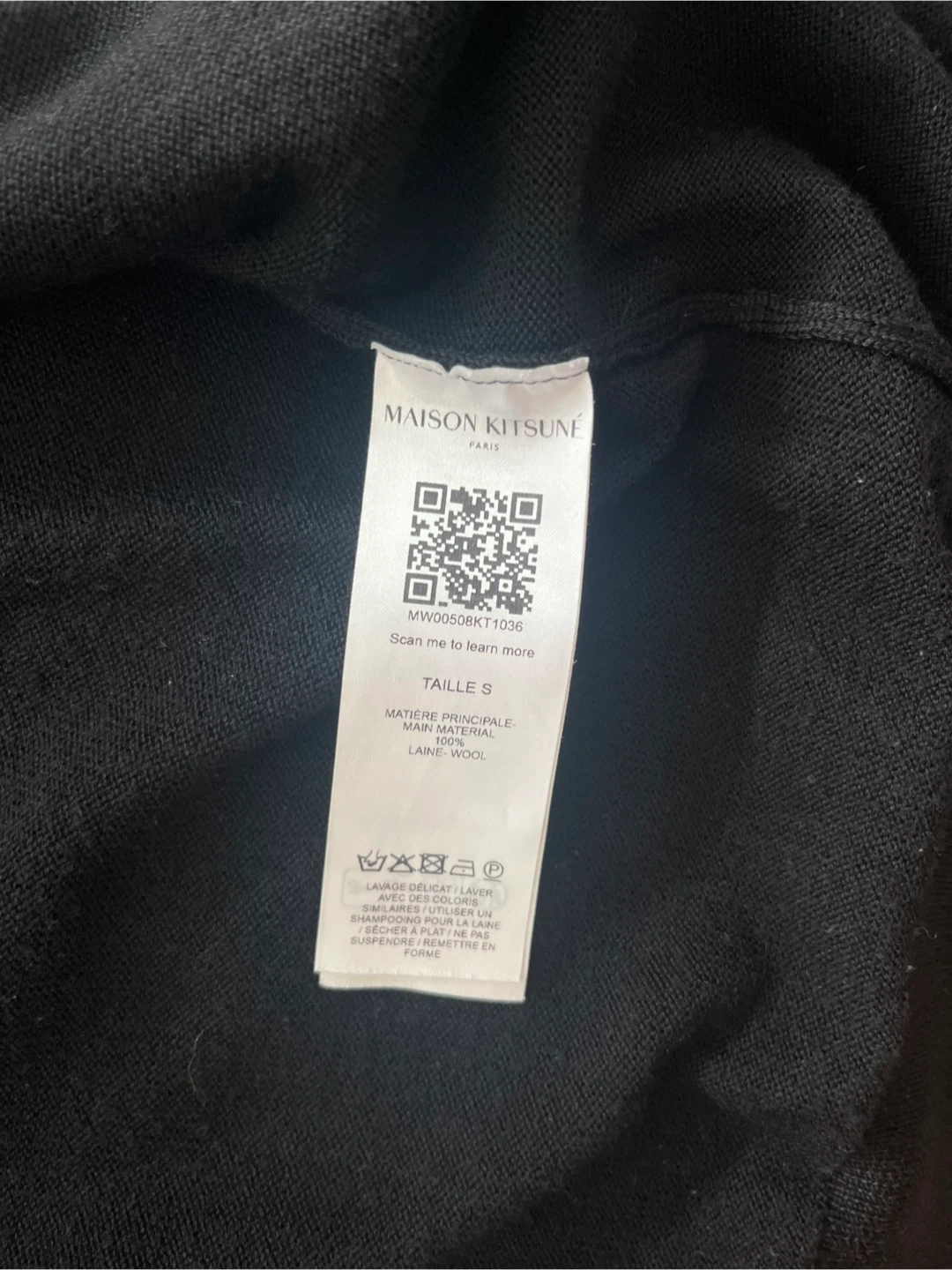 Maison Kitsuné 100% Merino Wool Cardigan - photo 2