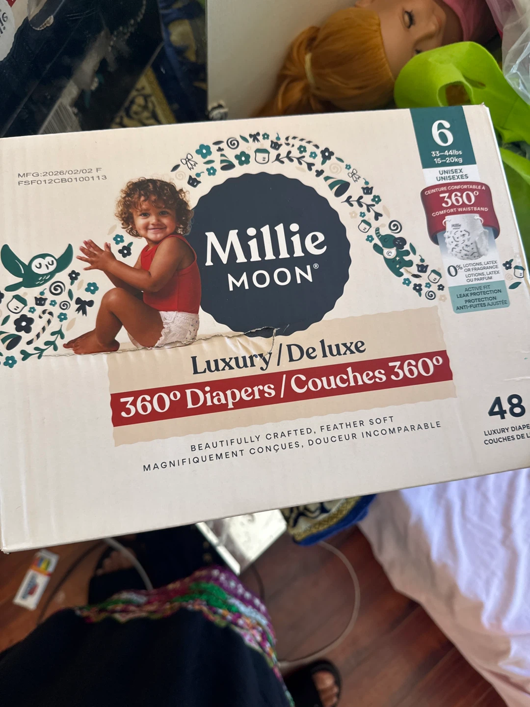 Millie Moon 360 Size 6 Diapers - 48 Count - photo 2