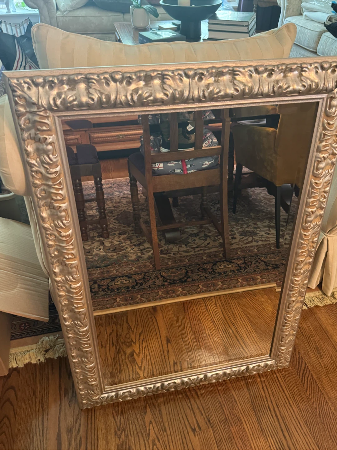 Ornate Gold Framed Wall Mirror - photo 2
