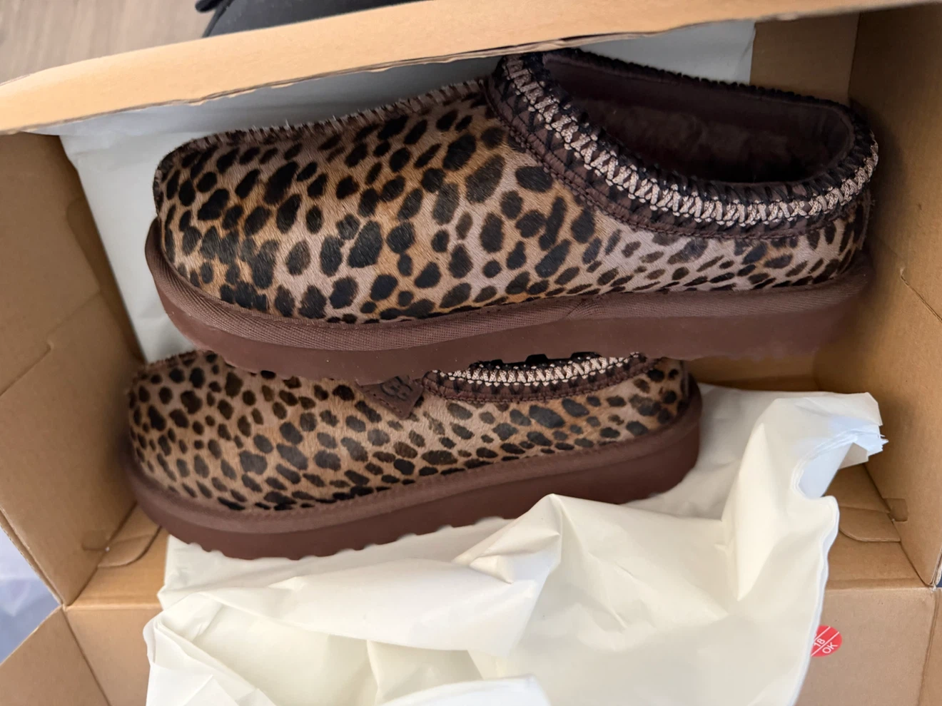 UGG W Tasman Caspian Slippers - Leopard Print
