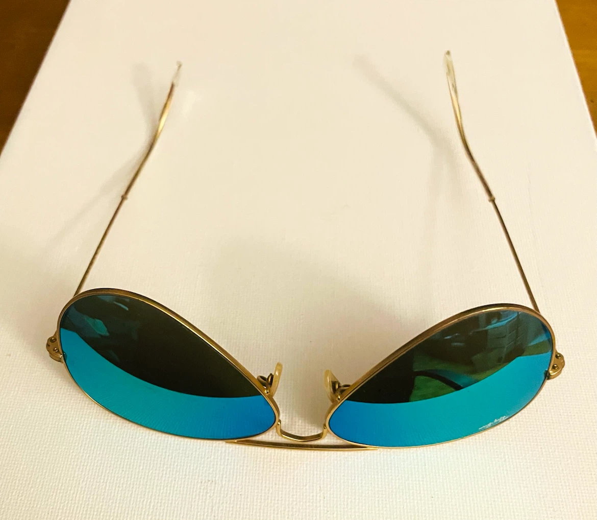 Ray-Ban Aviator Sunglasses Gold Frame - photo 3
