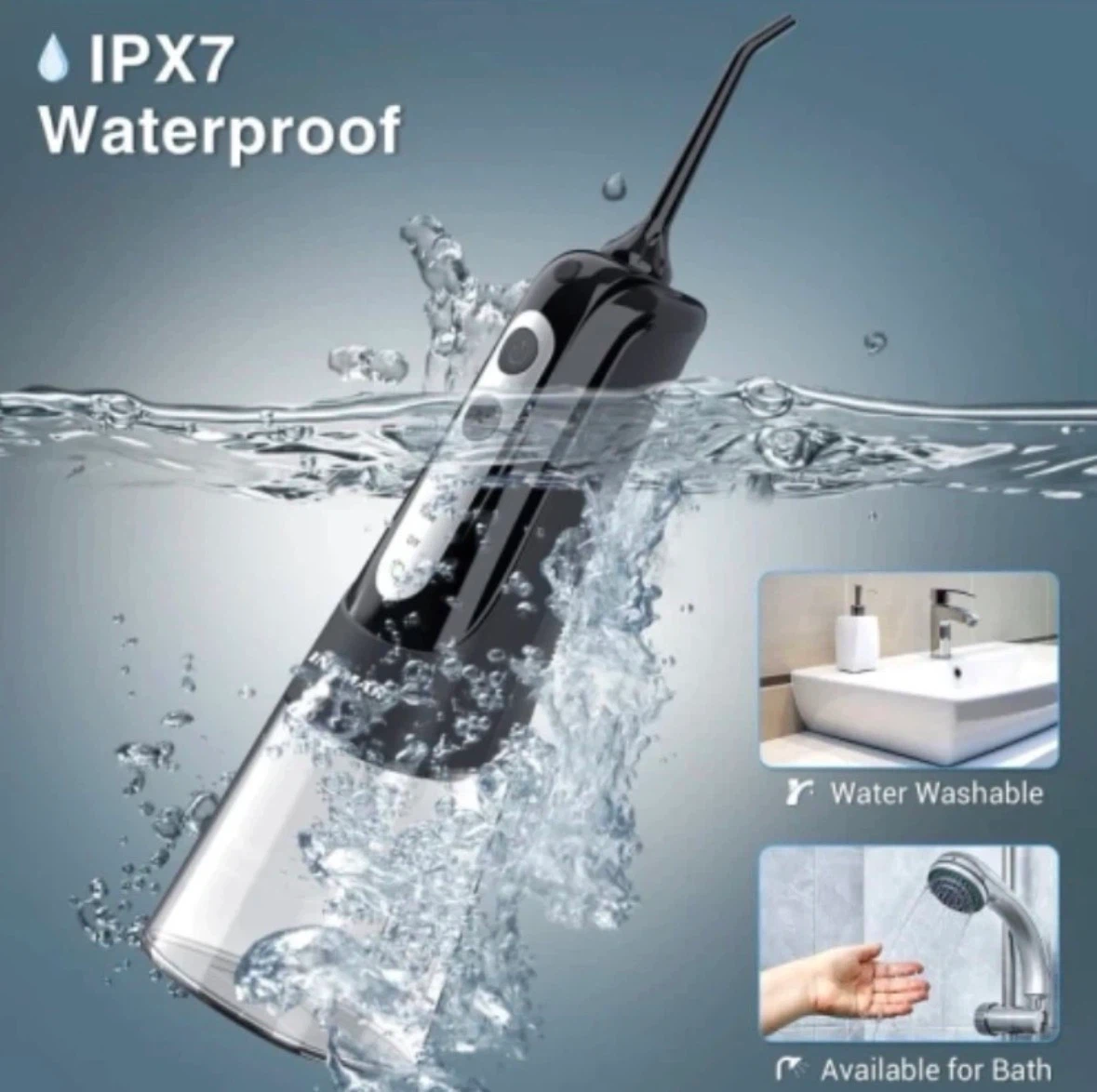 Cordless Water Flosser Dental Pick - photo 3