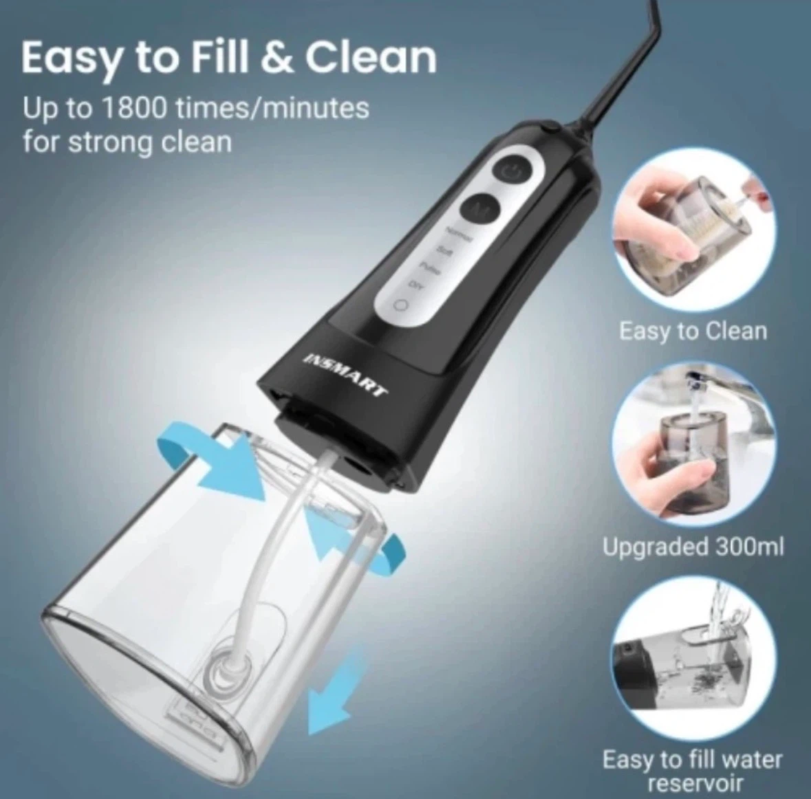Cordless Water Flosser Dental Pick - photo 5