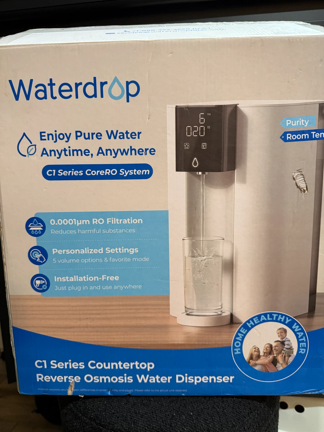 Waterdrop C1 Series Countertop RO Water Dispenser - photo 5