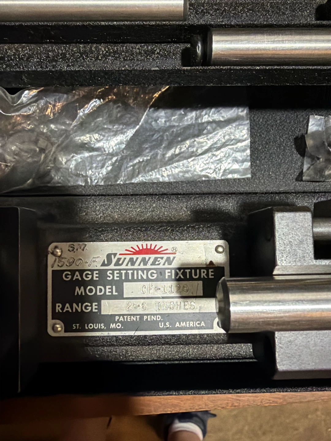 Sunnen 1590-F Gage Setting Fixture CF-1126 - photo 2