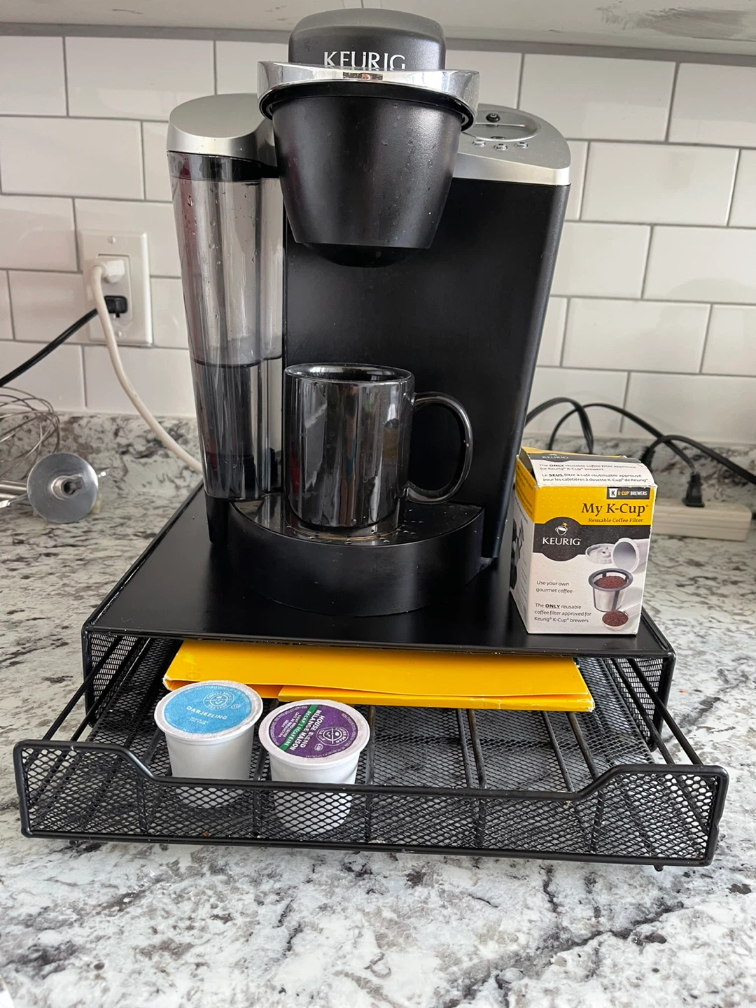 Keurig Coffee Maker with K-Cup Storage Drawer - photo 3