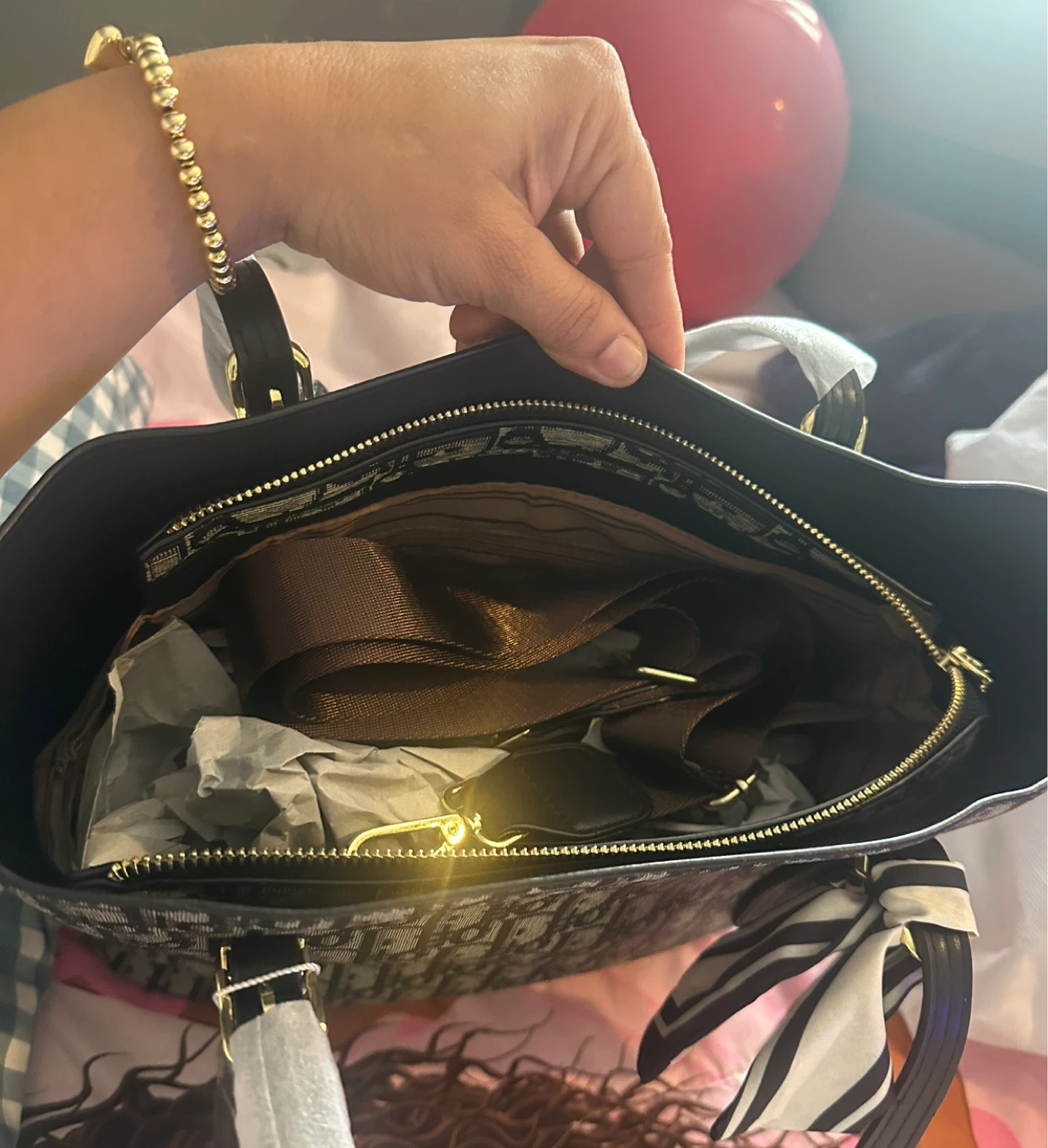 Sumzen Patterned Tote Bag