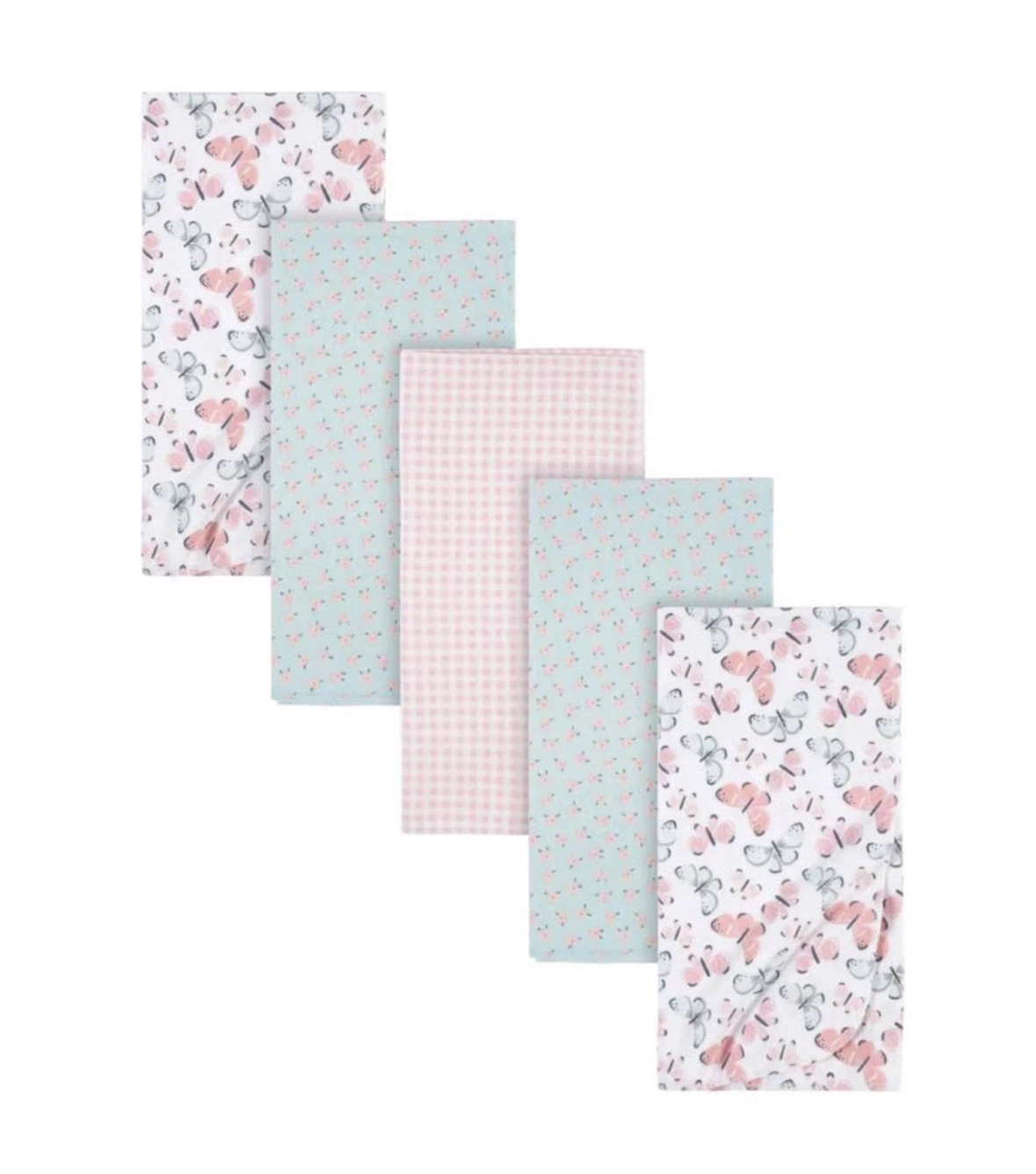 5-Pack Baby Burp Cloths