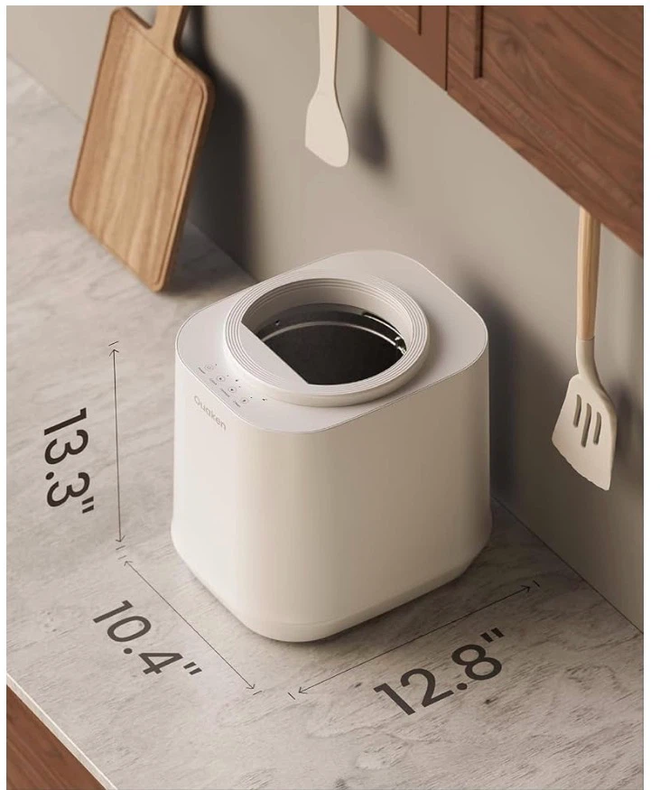 Electric Composter for Kitchen, 4L Smart Countertop Compost Bin - photo 3