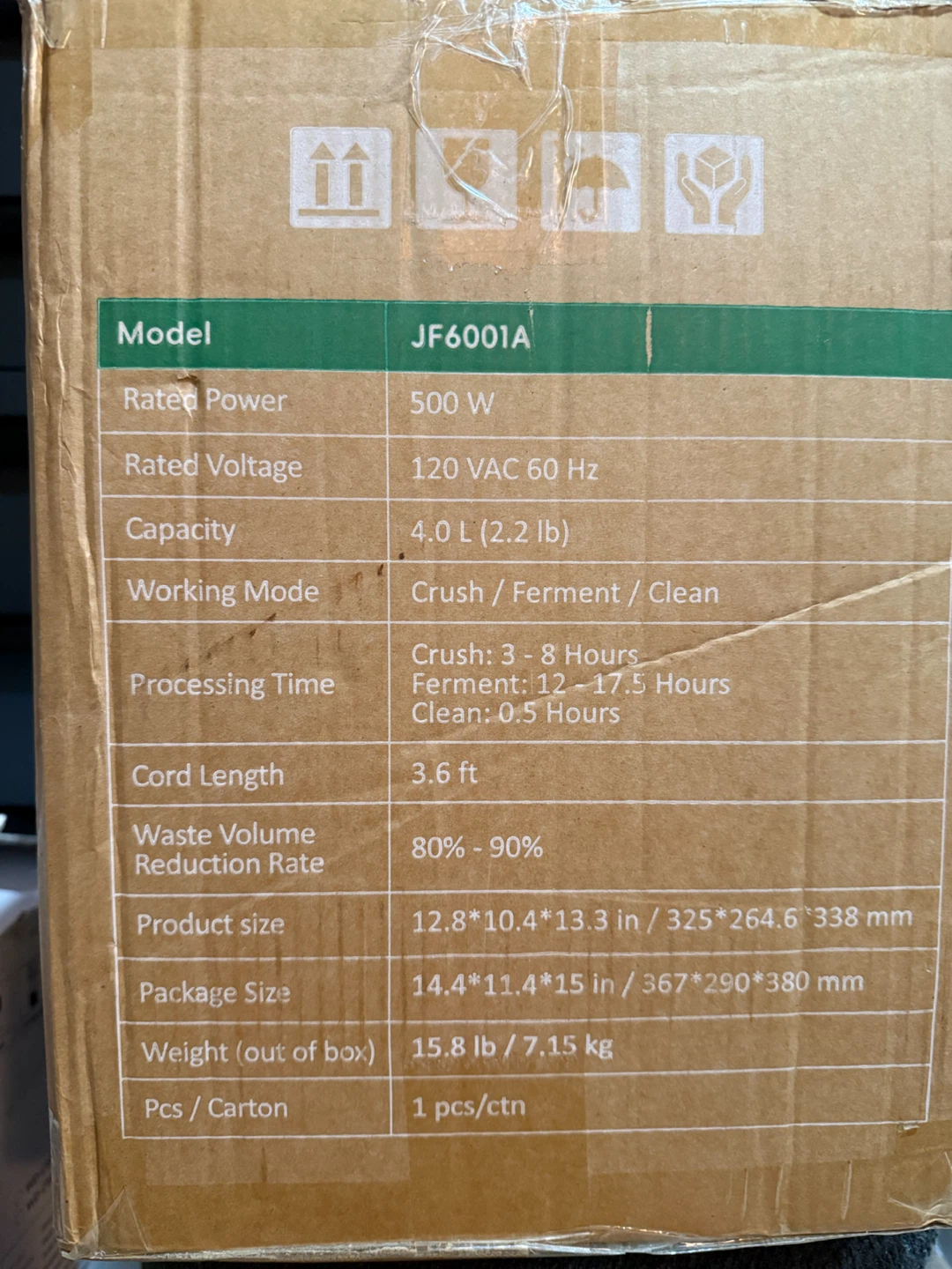 Electric Composter for Kitchen, 4L Smart Countertop Compost Bin - photo 5
