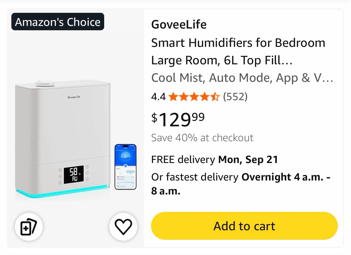 GoveeLife Smart Humidifier 2 - photo 2