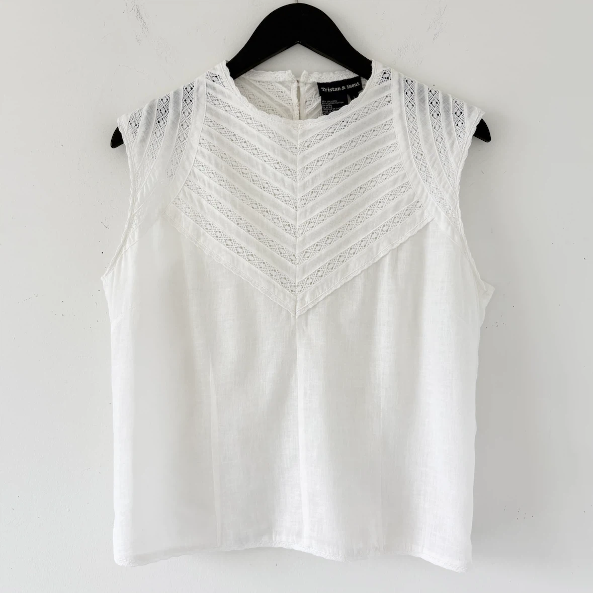 Y2K Tristan & Iseut Boho Romantic Sleeveless Blouse