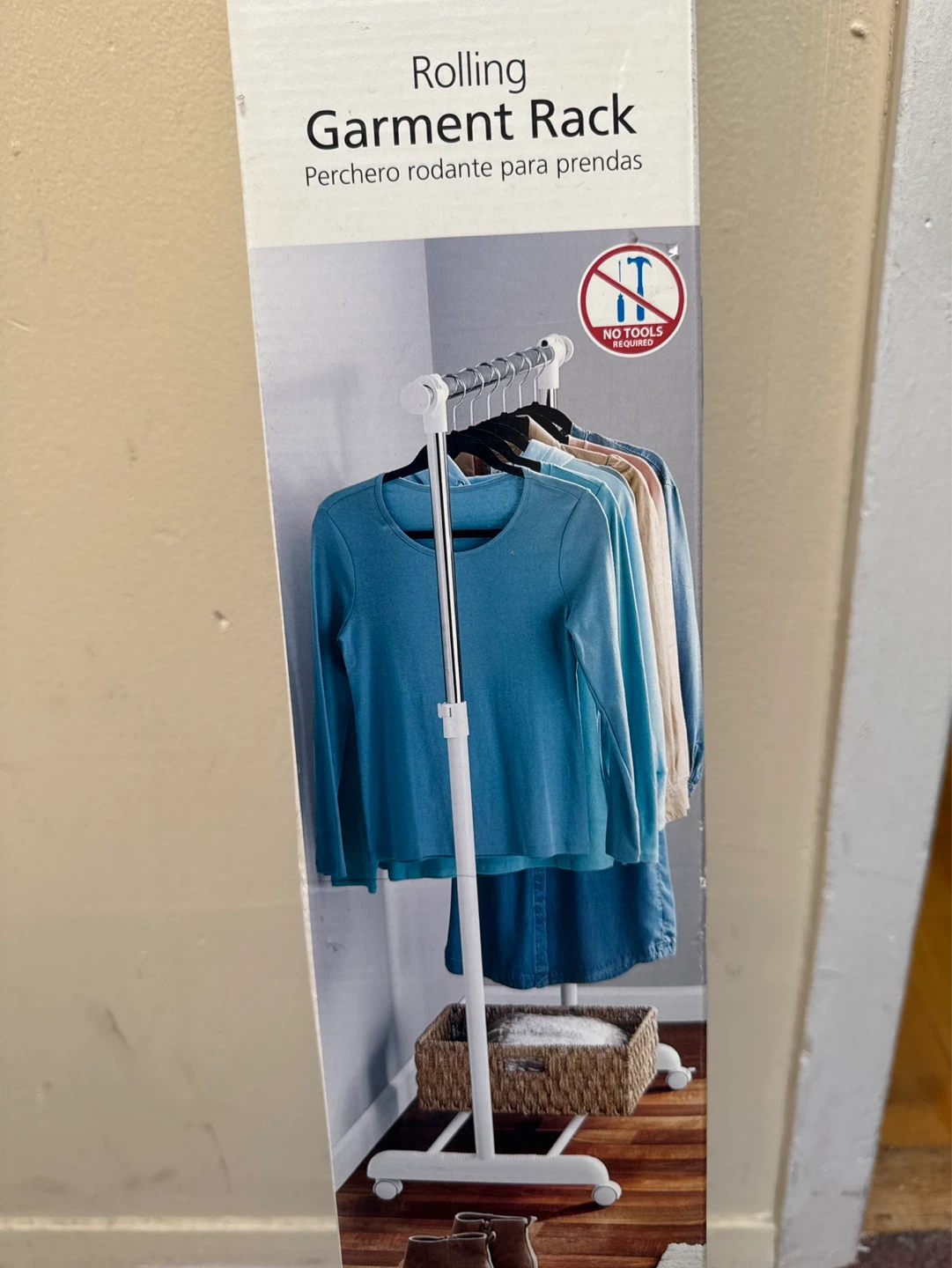 Mainstays Rolling Garment Rack