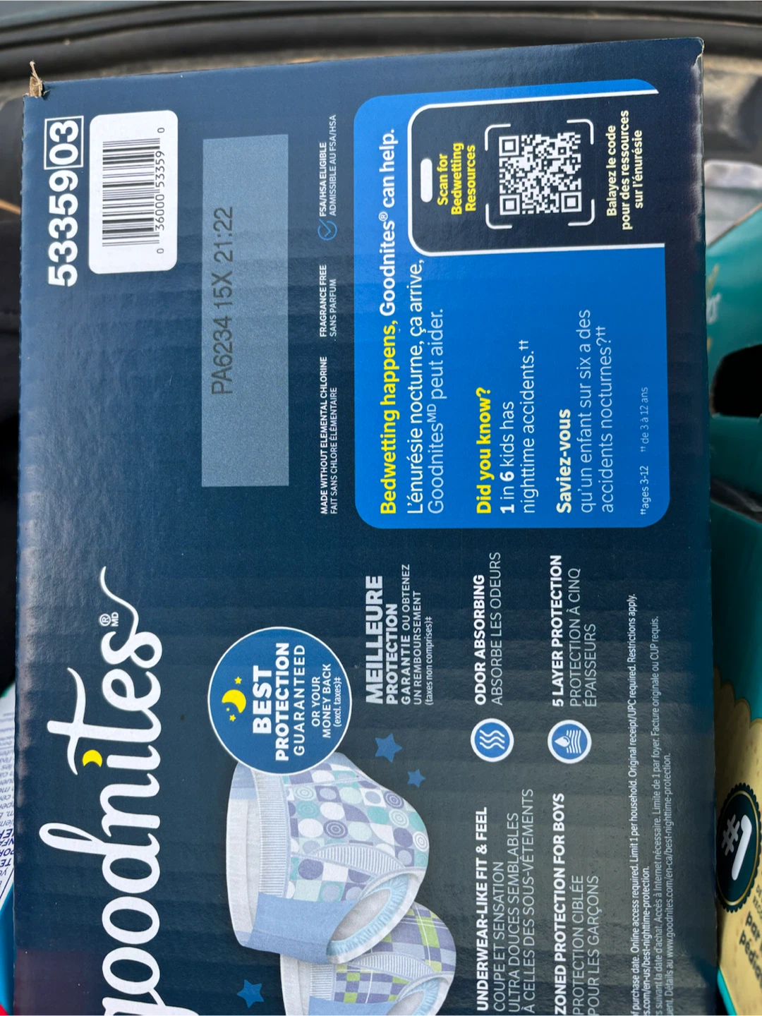 Goodnites Nighttime Underwear Large 34 Count - photo 2