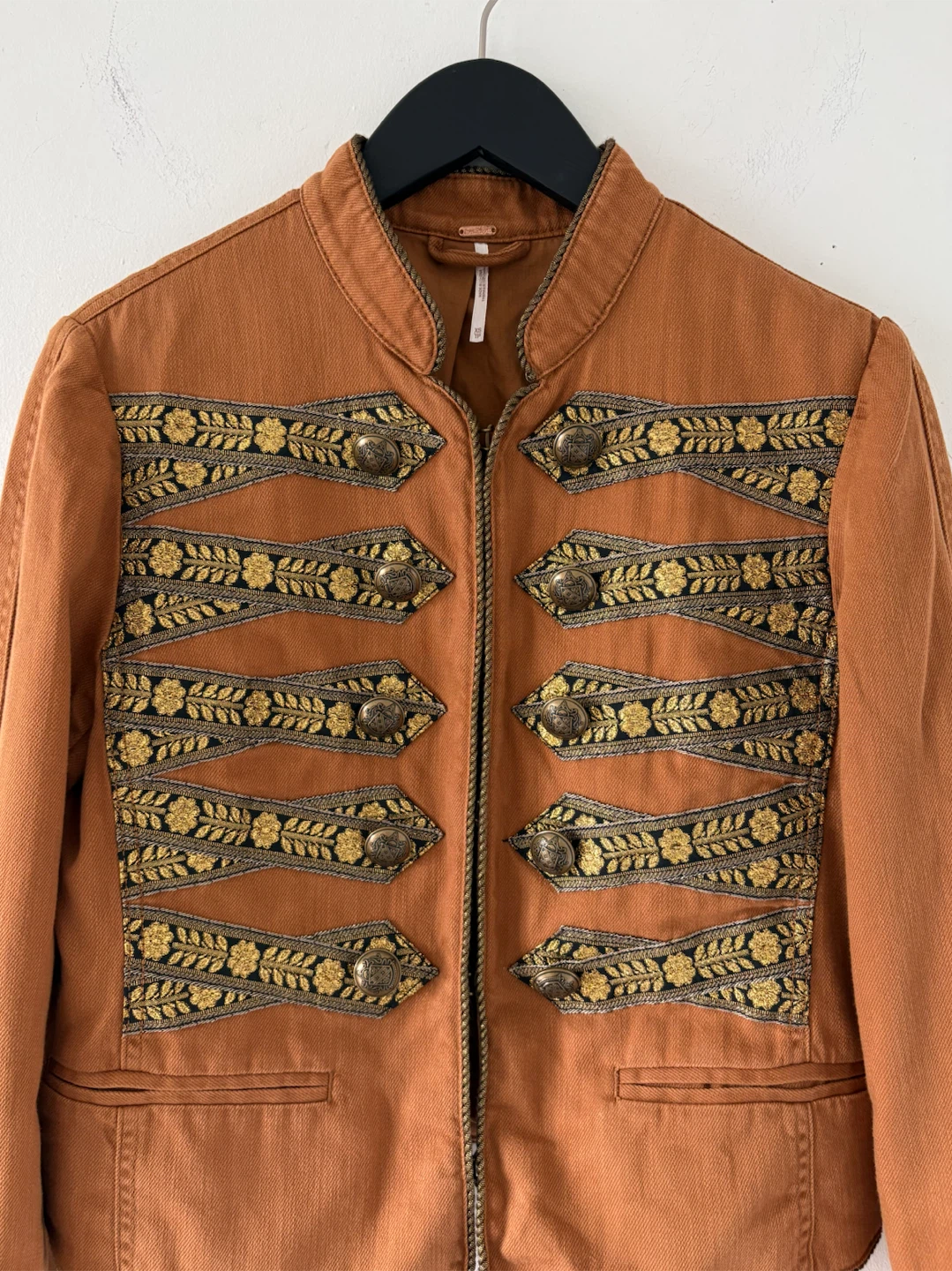 Free People Military-Inspired Band Jacket - photo 3