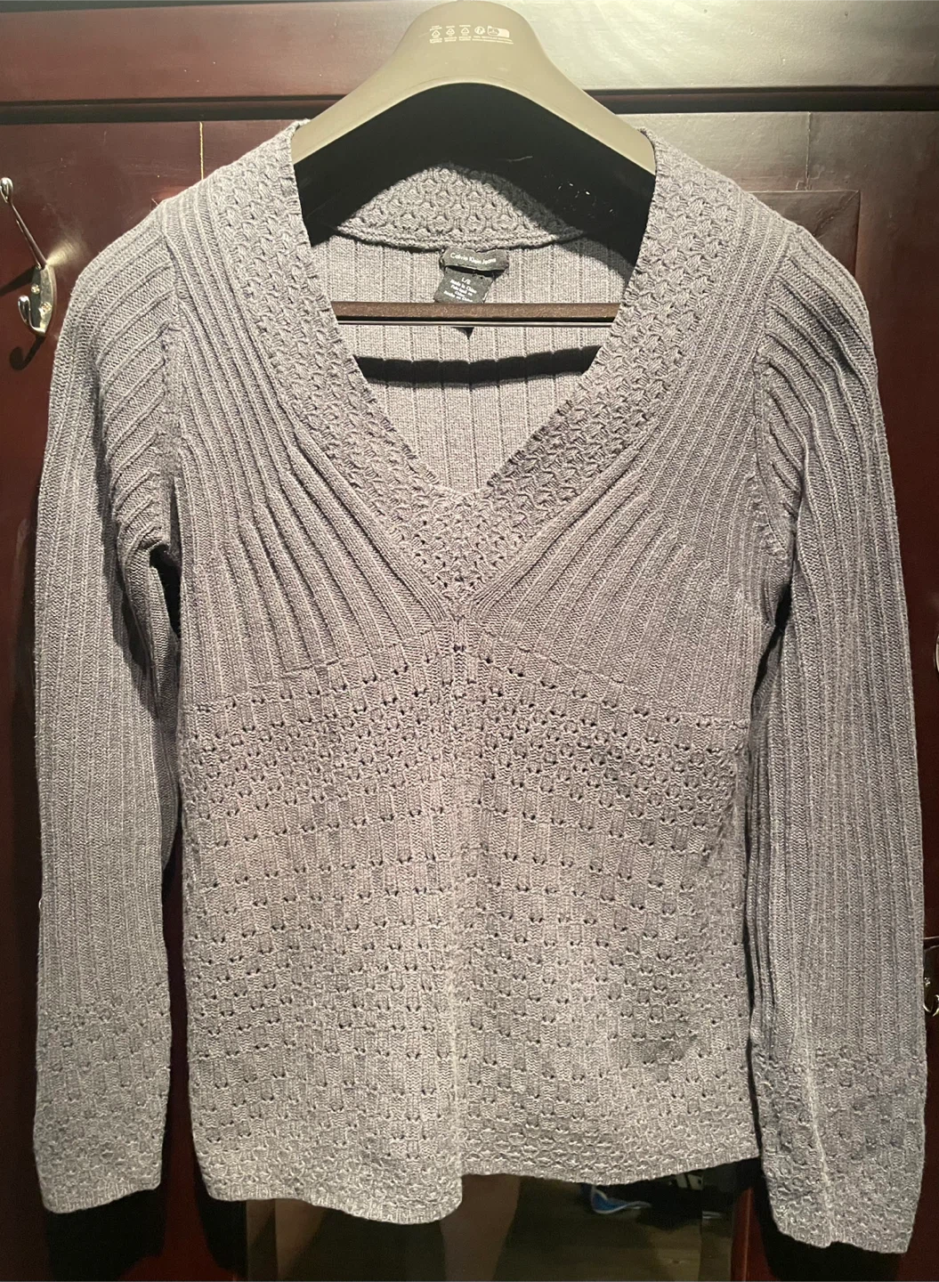 Calvin Klein Jeans Grey V-Neck Sweater