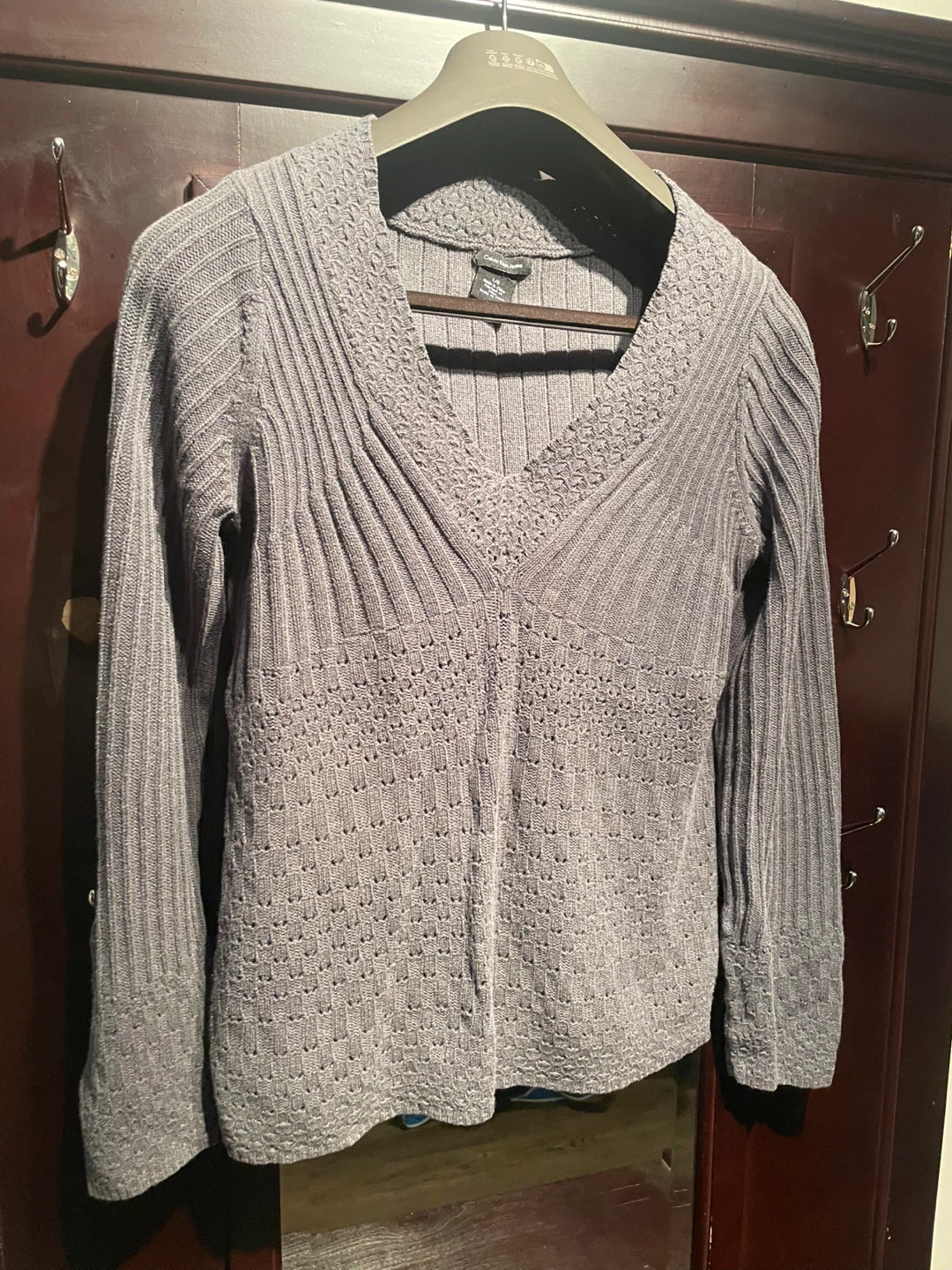 Calvin Klein Jeans Grey V-Neck Sweater - photo 2