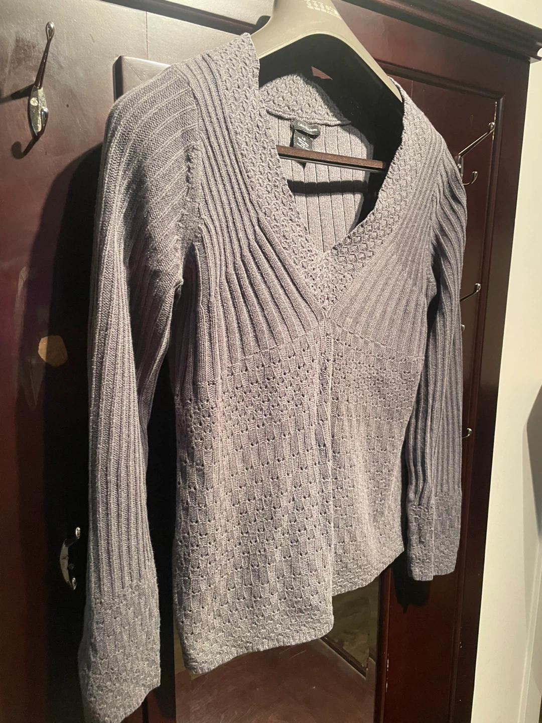 Calvin Klein Jeans Grey V-Neck Sweater - photo 3
