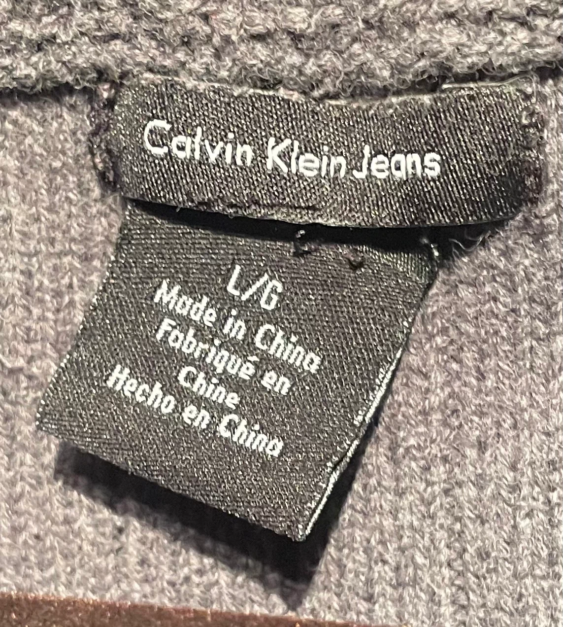 Calvin Klein Jeans Grey V-Neck Sweater - photo 5