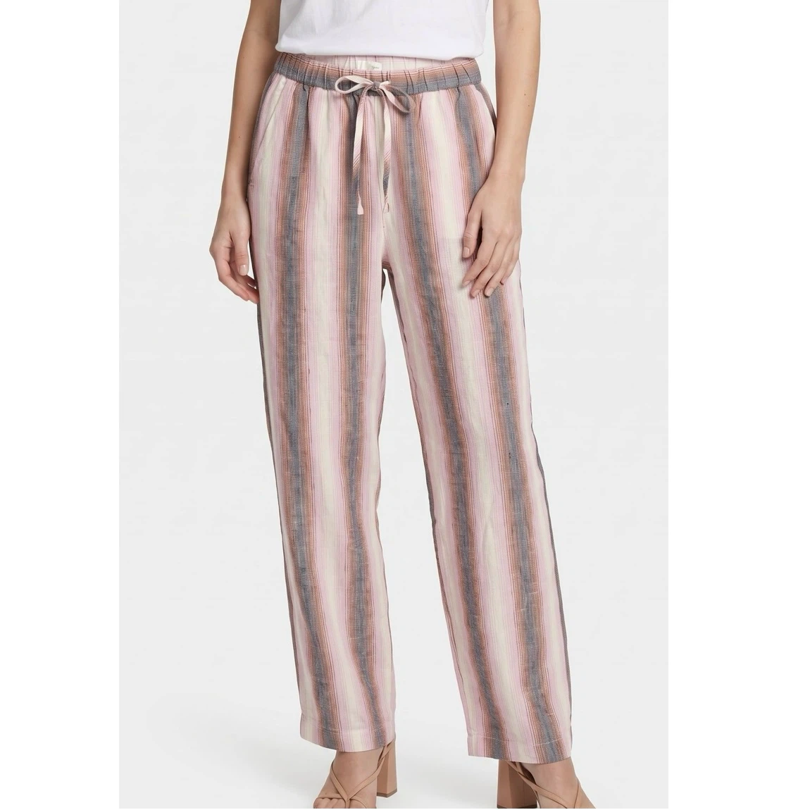 Arket 100% Linen Straight Leg Pants