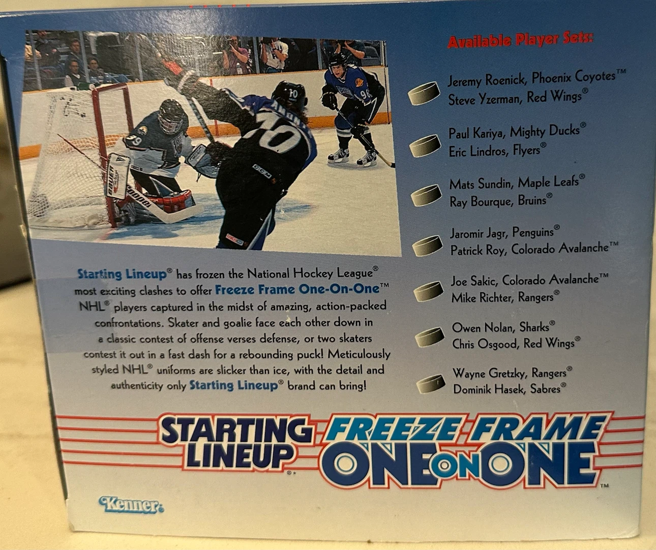 Starting Lineup Freeze Frame One-on-One Gretzky & Hasek - photo 5