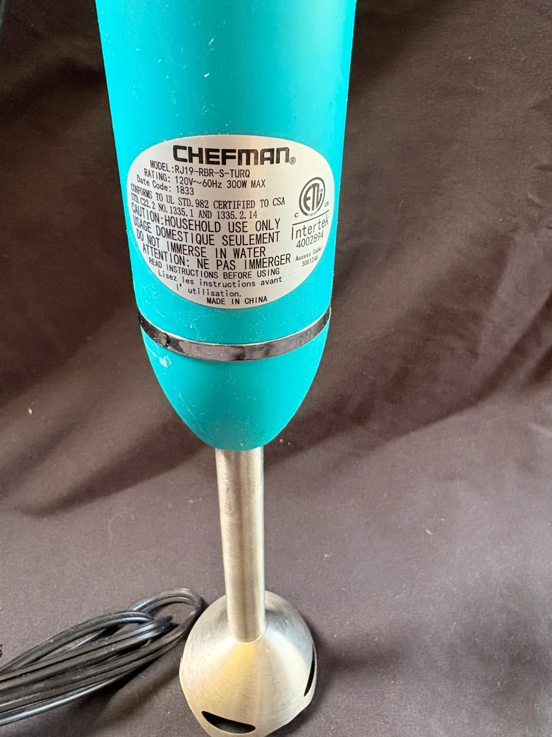 Chefman Immersion Blender - photo 5