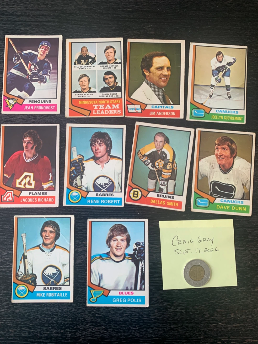 1974 - 75 O-PEE-CHEE HOCKEY CARDS - photo 2